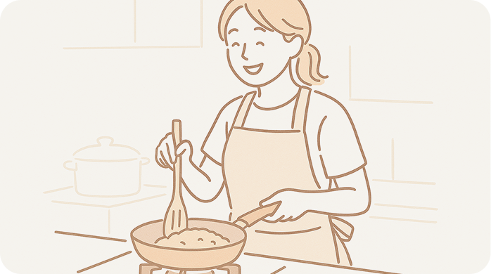 栄養士監修。手作りご飯で健康をサポート。